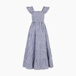 Hill House Ellie Nap Dress, Navy Stripe